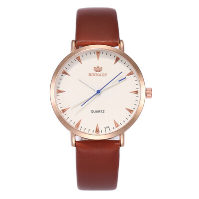 

Ladies Dropshipping Relogio Masculino 2018 New Fashion Watches Simple Letters Casual Leather Quartz Wristwatches Clock &Ff