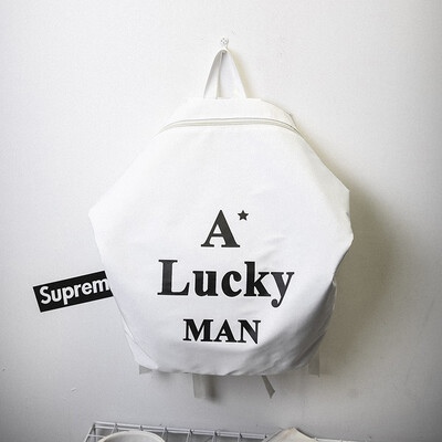 

Bag bag mens fashion Korean version of the original Original Ulzzang ancient backpack tide brand mens shoulder bag personality H