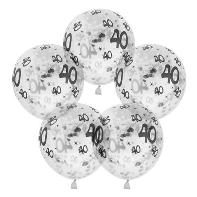 

5pcs Confetti Balloon Latex Happy Birthday Wedding Event Party Decor Supply
