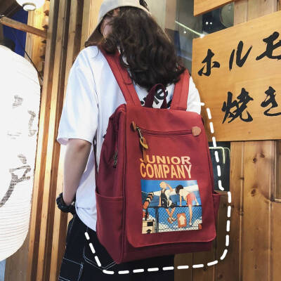 

Ins Wind Backpack Female Korean High School Students Backpack Early Hyun-a Kim Japanese Leisure Tide Brand Campus Backpack