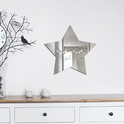 

〖Follure〗Nordic Acrylic Mirror Cartoon Wall Camera Props Kids Room Wall Decoration A