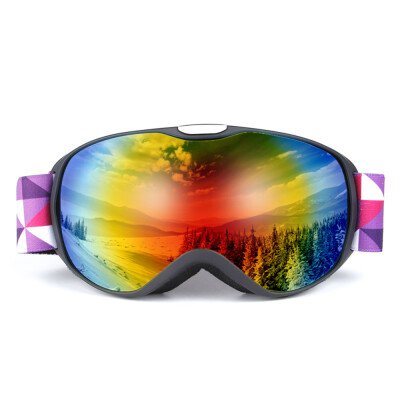 

Anti-fogging Goggles Skiing OTG Goggle UV400 Protection Goggles Climbing Skating Snow Sports Coated Goggles for Kids