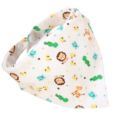 

Baby Accessories Bibs Newborn Baby Cotton Bib Wear Lovely Cartoon Head Scarf Infant Saliva Towels