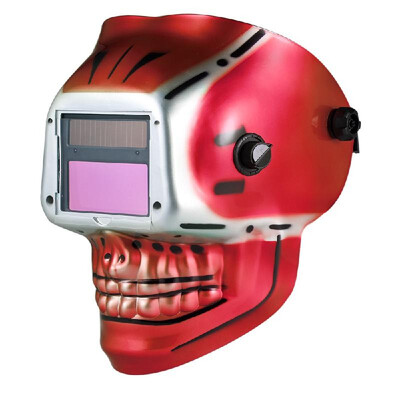 

Industrial Welding Helmet Solar Power Auto Darkening Welding Helmet TIG MIG Mask Skull Skeleton Design