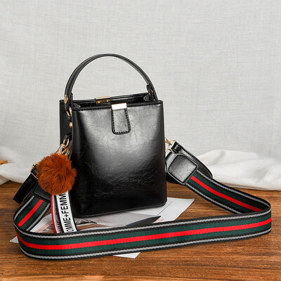 

Spring bag womens new wave Korean fashion Joker womens bucket bag shoulder bag retro diagonal bag