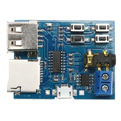 

TF card U Disk MP3 Format Decoder Board Decoding Audio Player Module