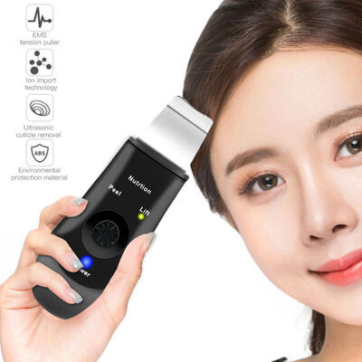 

Greensen Portable Ultrasonic Facial Cleansing Ion Skin Scrubber Care Peeling Remover Device