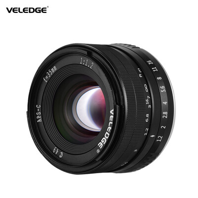 

VELEDGE 35mm F12 Super High Resolution Large Aperture Standard Camera Prime Lens Lightweight MF Manual Focus Lens 025m Closest