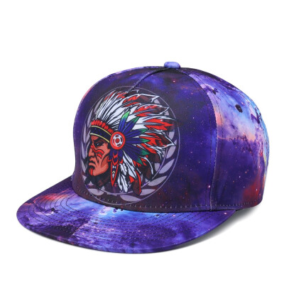

NUZADA 3D Printing Caps Men Women Couple Hip Hop Cap Spring Summer Autumn High Quality Cotton Material Punk