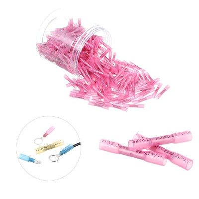 

200PCS Heat Shrink Wire Connector Kit Electrical Insulated Crimp Marine Automotive Terminals Set Z200-4