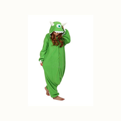 

Export British&American monocular strange one-piece pajamas men&women thickening shake brushed jumpsuit onesies cartoon pajamas