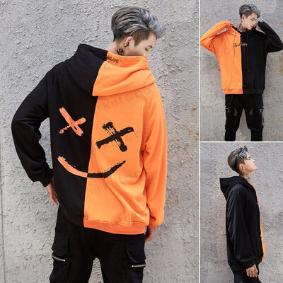 

Mens Long Sleeve Hoodie Sweatshirt Sweater Hooded Jumper Coat Pullover Tops