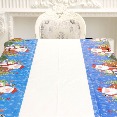 

New Santa Claus Cartoon Tablecloth Christmas Decoration
