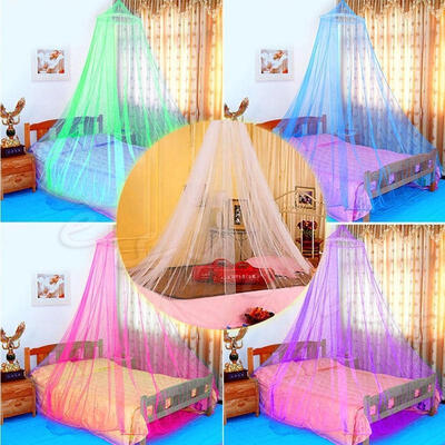 

New Mosquito Net Bed Queen Size Home Bedding Lace Canopy Elegant Netting Princess