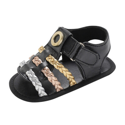 

Infant Kids Boys&Girls Casual Summer Soft Sandals Weave Soled Anti-Slip Shoes