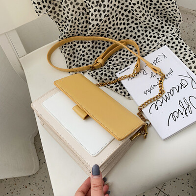 

Ins summer new chain bag womens new 2019 Korean version of Joker fashion texture shoulder slung small square bag