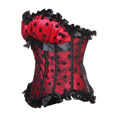 

Toponeto Women Underbust Wave Point Bandage Waist Trainer Corsets Shapewear Body Shaper