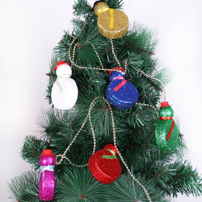 

Tailored Christmas Dusting Snowman Chain Decor String Bells Chain Christmas Tree Pendant