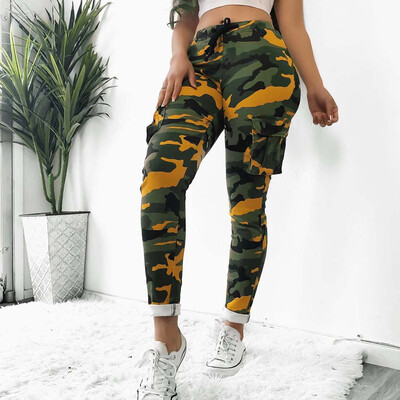

Tailored Women Summer Comfort Modal camouflage Sports Fitness Yoga Leisure pants