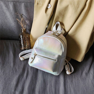

Tailored Fashion Lady Wild Student Bag Solid Color Backpack Travel Small Backpack