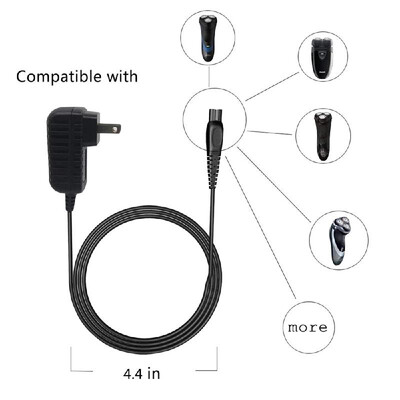 

15V Shaver Charger Adapter Power Supply for Philips Norelco Multigroom Series HQ8505 AT790