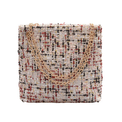 

Wild portable ladies bag bohemian chain shoulder bucket bag portable chain bucket bag casual wild shoulder bag