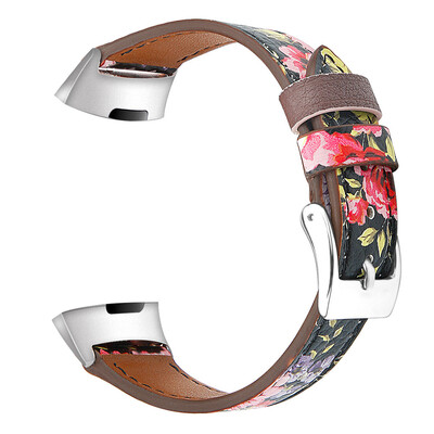 

〖Follure〗New Luxury Leather Band Bracelet Watch Band For Fitbit Charge 3
