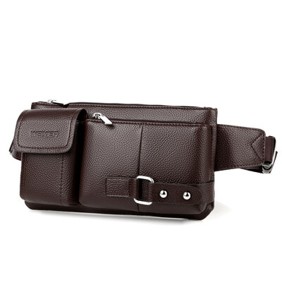 

Mens pockets outdoor sports multi-function chest bag mens casual Messenger bag
