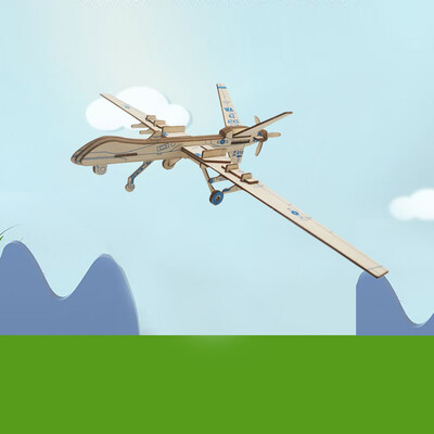 

Gotoamei Kids 3D wooden DIY Houses Jigsaw Children Castle Construction Pattern Puzzle Toy