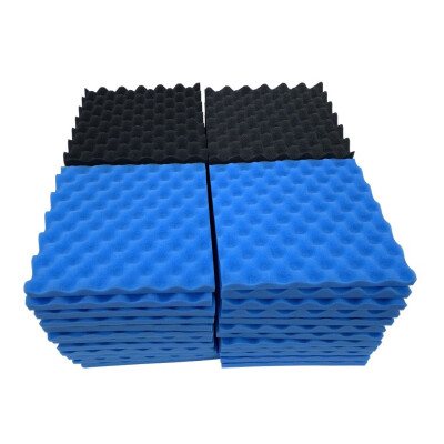 

Gobestart 48Pcs Acoustic Foam Panel Sound Stop Absorption Sponge Studio KTV Soundproof