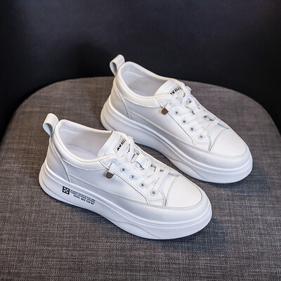 

Small white board shoes female 2019 summer Korean students thick bottom increased new tide shoes casual Joker summer shoes