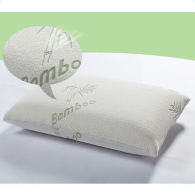

Set Of 2PCS Bamboo Memory Foam Pillow King Size Hypoallergenic with Carry Bag