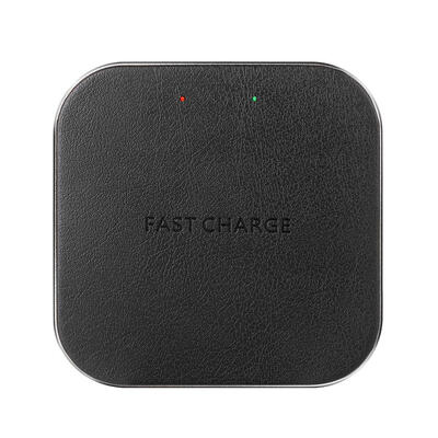 

Leather Qi Wireless Fast Charger for iPhone 8G8PIX Samsung S6S6edgeS7