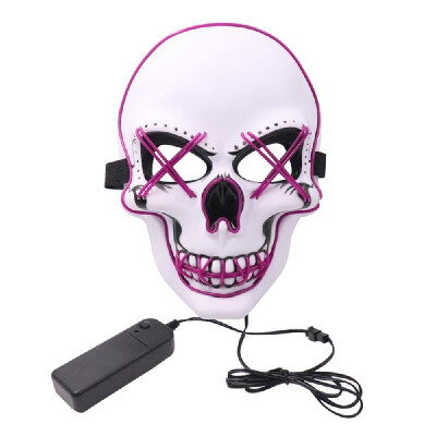 

Halloween Party Mask LED Scary Flash Mask EL Line Light Mask Cosplay Mask Party Clothing Mask Supplies Multi-color Optional