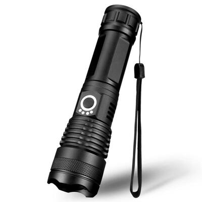

Coolplays LED Telescopic Focusing Flashlight USB Charging Zoomable 5Modes Torch For Outdoor
