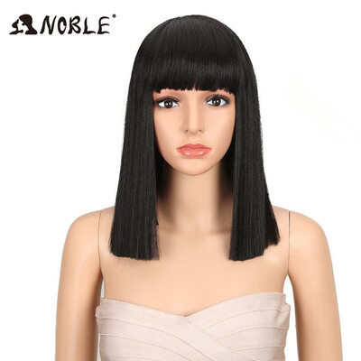 

Noble Synthetic Wig For Black Women613 White Women Short Wig Straight 14 Inch Blonde Wig Cosplay Hair Synthetic Lace Front Wig