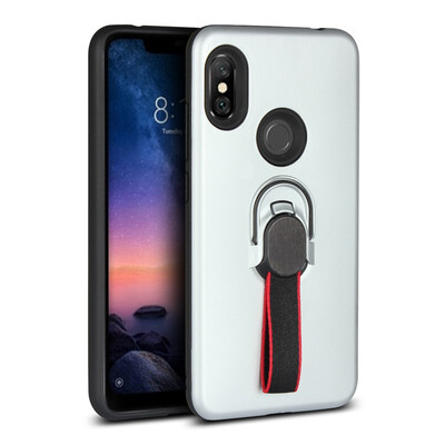 

Magnetic Case Xiaomi Redmi Note 6 Pro Finger Phone Ring Holder Case Redmi Note 6 Note6 Pro Hybrid TPU Cover Redmi note6 Stand Case