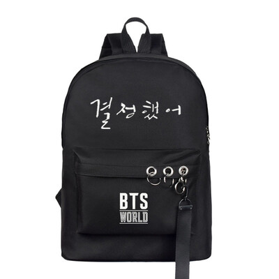 

Skisneostype- Kpop BTS Backpack Bangtan Boys Unisex Casual Schoolbag Laptop Bag College Bag Travel Rucksack Nice Gift for ARMY