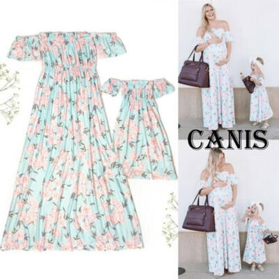 

Mother&Daughter Boho Clothes Parent-child Dress Family Matching Outfits Sets
