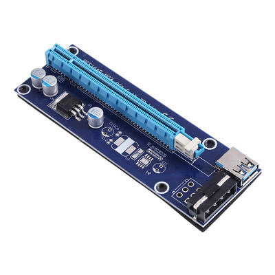 

PCI-E 1x to 16x Extender Adapter Card USB30 Data Cable Power Cable Kit