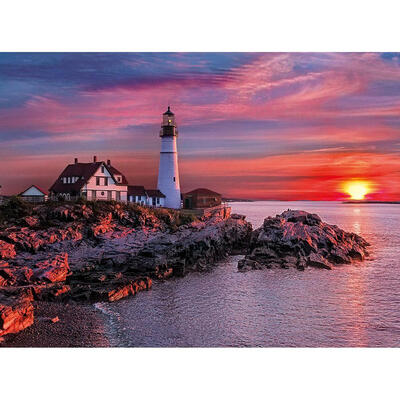 

5D DIY Full Drill Diamond Painting Sunrise Cross Stitch Embroidery Mosaic