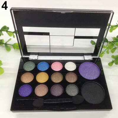 

14 Colors Makeup Shimmers Eyeshadow Palette Cosmetic Eye Shadow Lady Gift