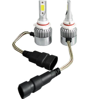 

2Pcs Car LED Headlight Bulbs LED Driving Lamp All-in-one Conversion Kit 9005 36W 6000LM