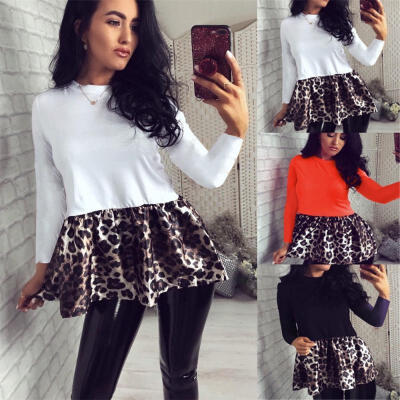 

Women Summer Tulle Ruffle Long Sleeve T Shirt Ladies Slim Casual Blouse Tops