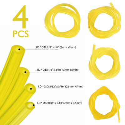 

4pcs 1M Petrol Fuel Gas Pipe Line for Chainsaw Blower Trimmer Weeder Cropper Trimmer Chainsaw Saw Blower Chainsaws Blowers