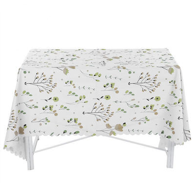 

Greensen Green PVC Table Cloth Dining Kitchen Table Mat Cover Protector Party