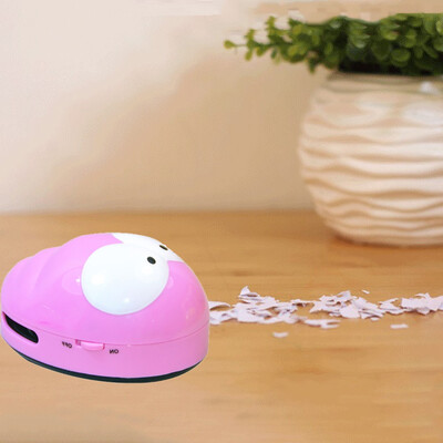 

〖Follure〗Cute Mini Caterpillar Corner Desk Table Dust Vacuum Micro Sweepers Cleaning