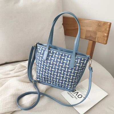 

Netsupply casual big bag individual woven tote bag new 2019 high-capacity womens bag hand-held single-shoulder bag