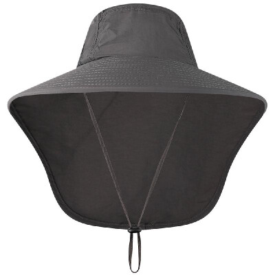 

Fishing Cap Wide Brim Unisex Sun Hat with Neck Flap for Travel Camping Hiking Boating