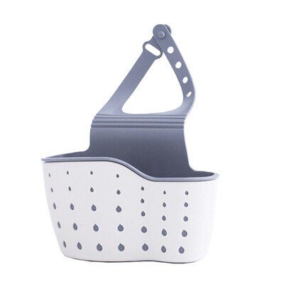 

ABSRubber Adjustable Kitchen Sink Sponge Soap Storage Hanging Basket Drain Rack Holder